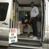 The Move van is used for mobile testing across the city to encourage people to get tested for HIV.