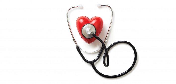illustration heart and stethoscope