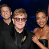 From left: Neil Patrick Harris, David Burtka, Elton John, Tiffany Haddish and David Furnish attend the Elton John AIDS Foundation's Academy Awards Viewing Party on March 10, 2024, in West Hollywood, California.