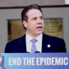 Governor Andrew Cuomo, endorsing New York State’s Blueprint to End the AIDS Epidemic in front of New York City’s LGBT Center, April 2015