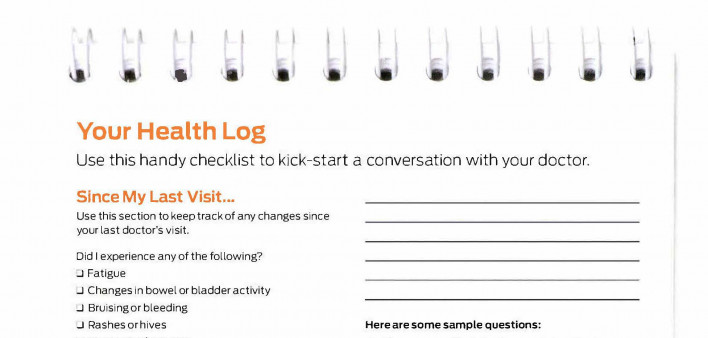 Your Health Log from POZ Focus - Your Health Matters